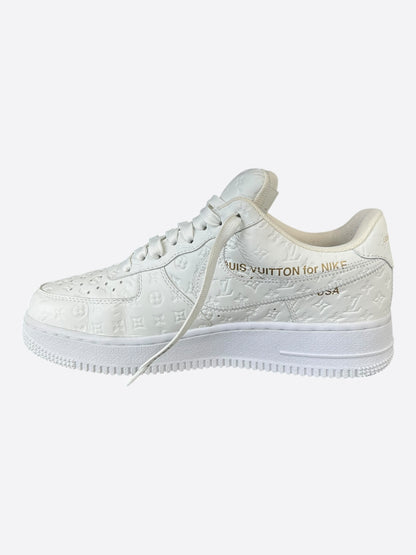 Louis Vuitton Nike White Monogram Air Force 1