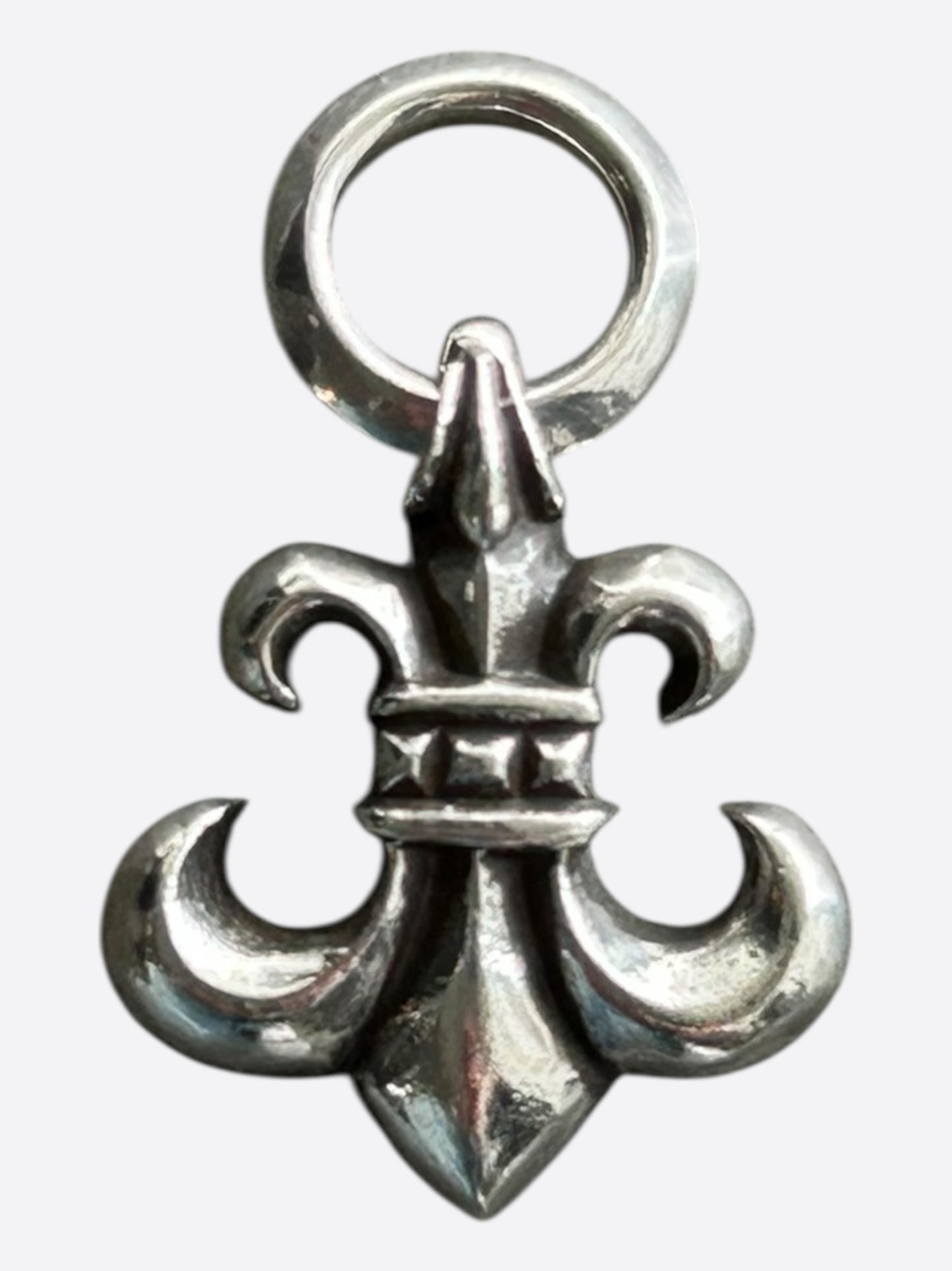 Chrome Hearts Silver Fleur Pendant
