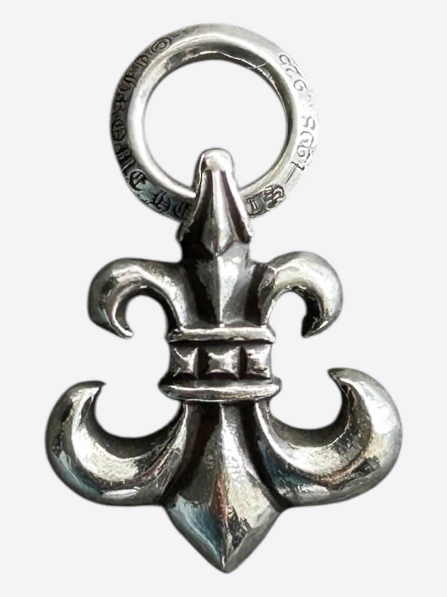 Chrome Hearts Silver Fleur Pendant