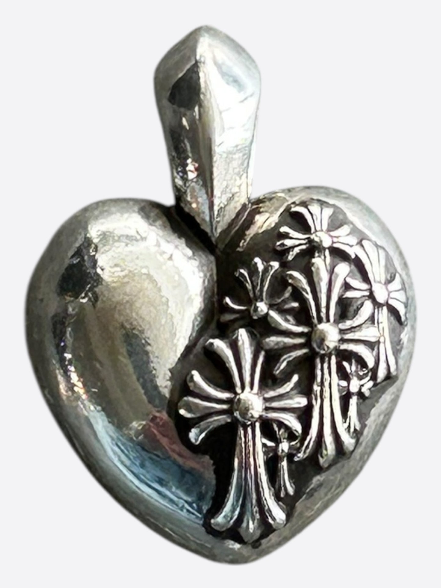 Chrome Hearts Silver Heart Pendant