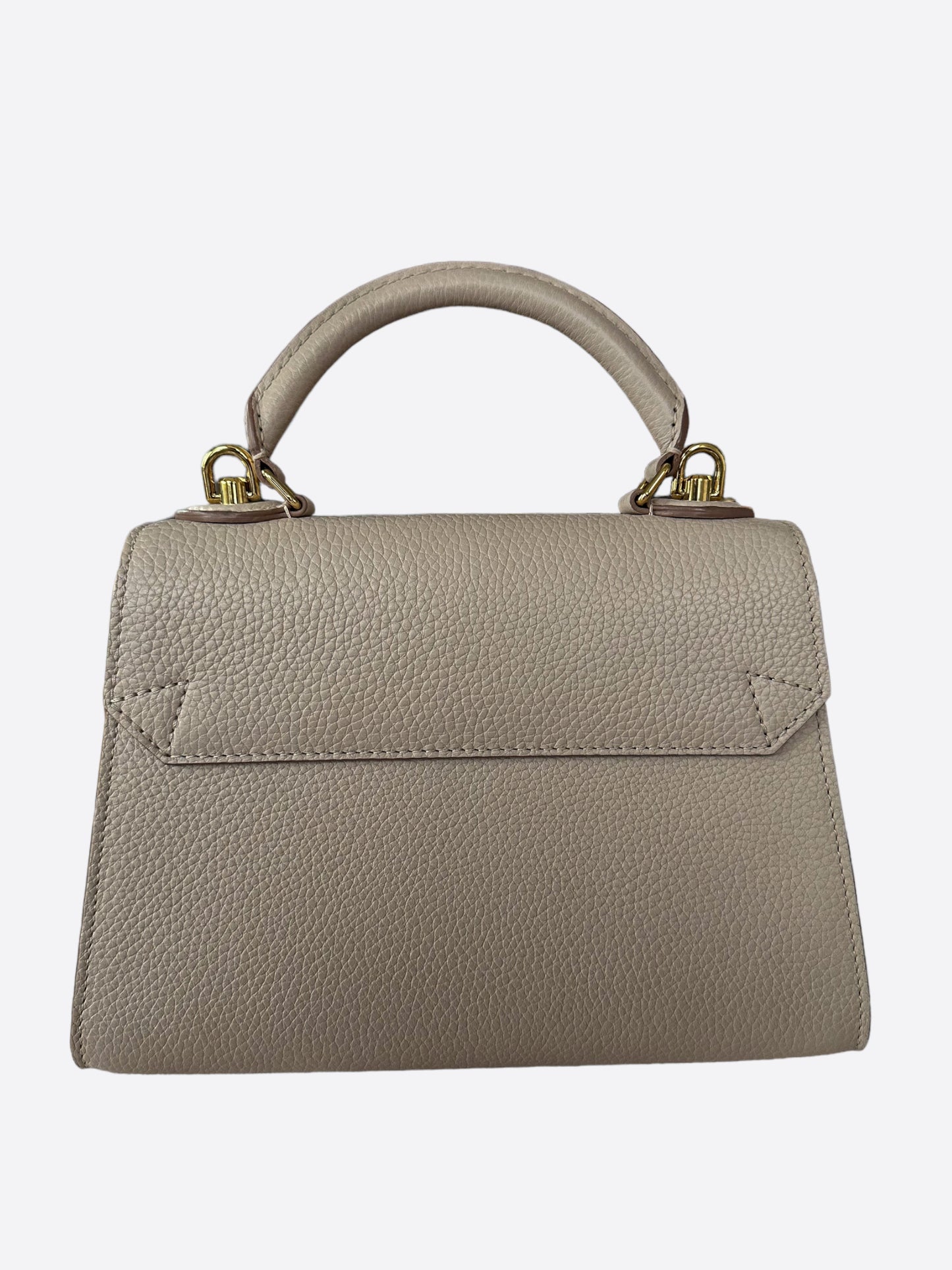 Louis Vuitton Greige Taurillon Twist Handle Bag