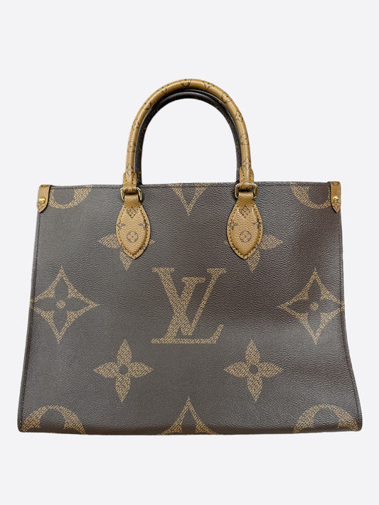 Louis Vuitton Brown Reverse Monogram On The Go MM