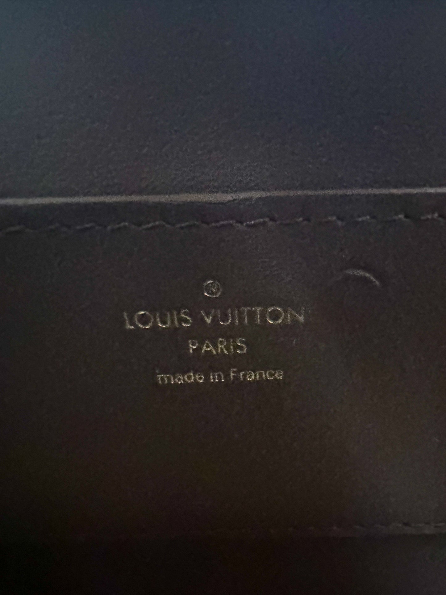 Louis Vuitton Greige Taurillon Twist Handle Bag