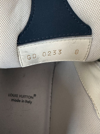 Louis Vuitton Navy & White Skate Trainers