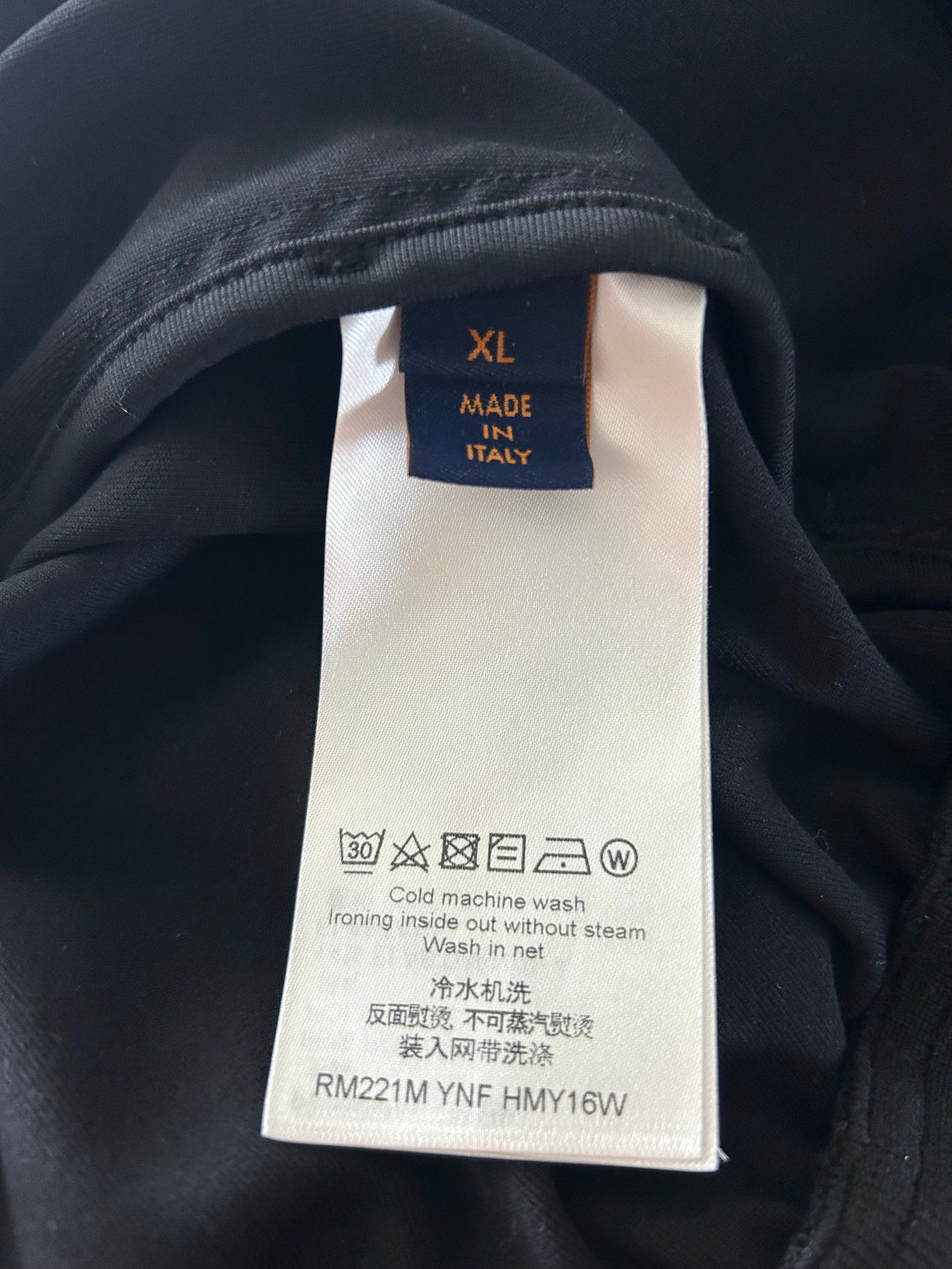 Louis Vuitton Black & Blue 2054 Heat Reflective Monogram Hoodie