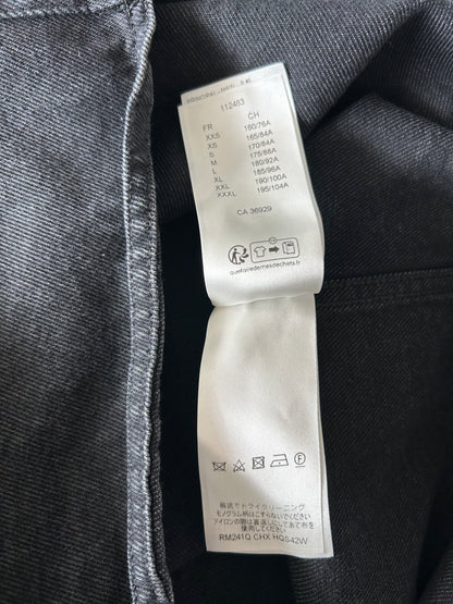 Louis Vuitton Washed Black Denim Monogram Overshirt