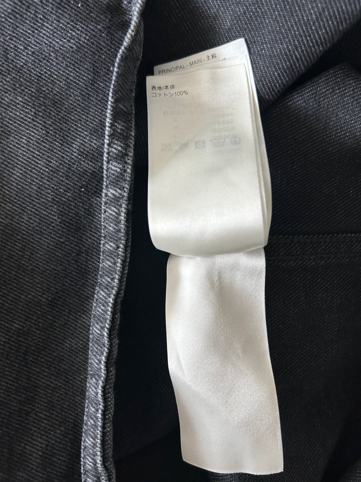 Louis Vuitton Washed Black Denim Monogram Overshirt