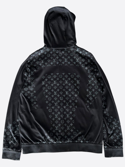 Louis Vuitton Black & Blue 2054 Heat Reflective Monogram Hoodie