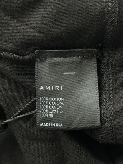 Amiri Black & Yellow MA Core Logo T-Shirt