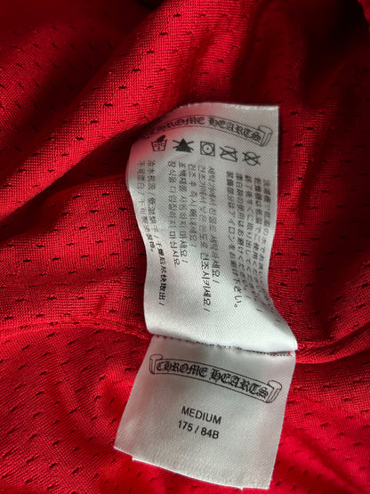 Chrome Hearts Matty Boy Red Form Mesh Trackpants