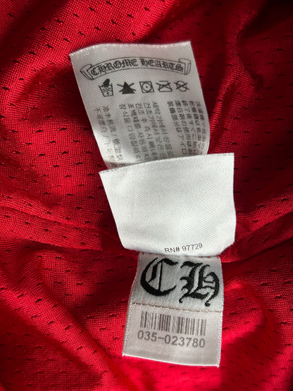 Chrome Hearts Matty Boy Red Form Mesh Trackpants