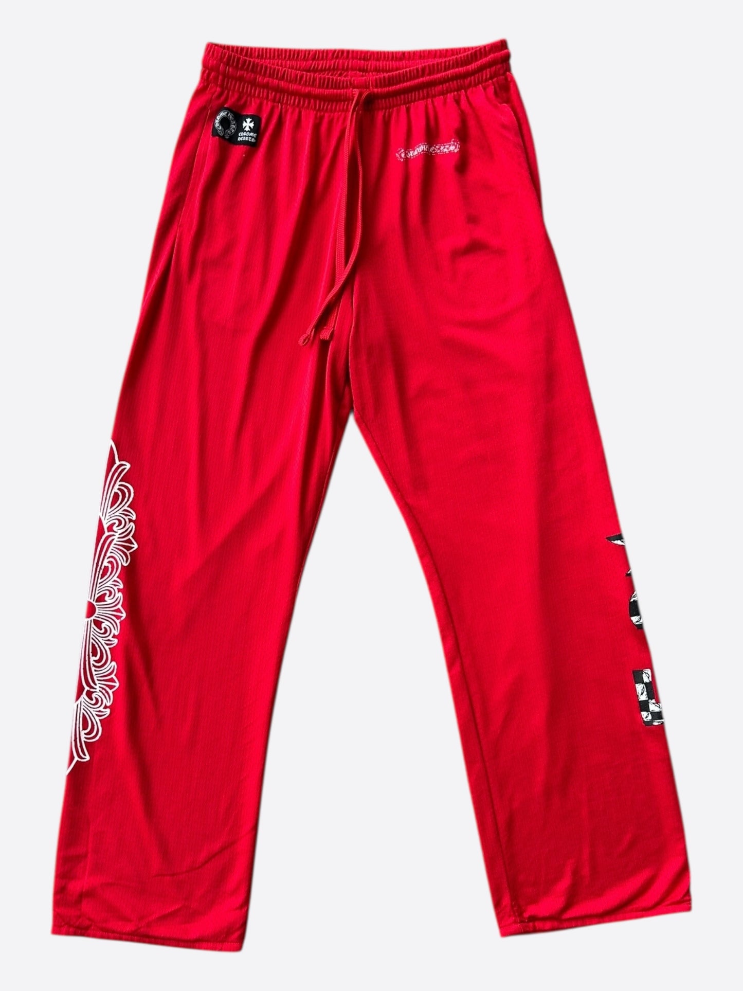 Chrome Hearts Matty Boy Red Form Mesh Trackpants