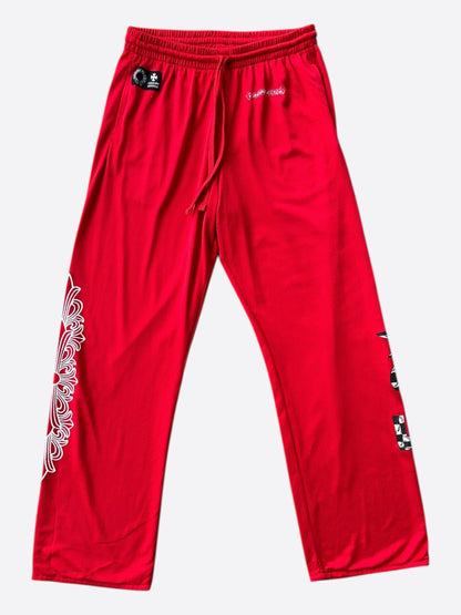 Chrome Hearts Matty Boy Red Form Mesh Trackpants