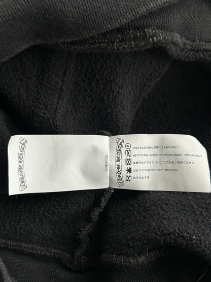 Chrome Hearts Black Triple Cross Patch Paper Jam Quarter Zip Sweater