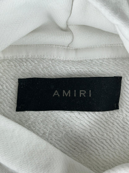 Amiri White & Black Arts District Logo Hoodie
