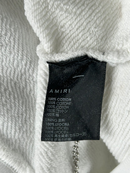 Amiri White & Black Arts District Logo Hoodie