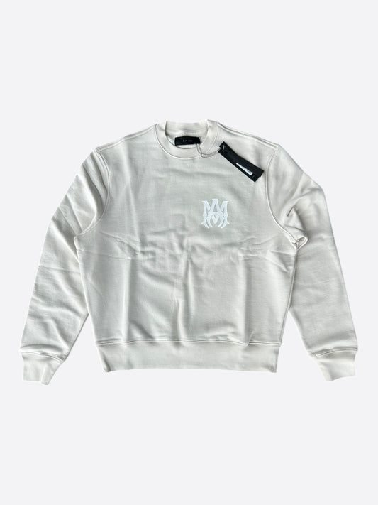 Amiri Beige MA Core Logo Sweater