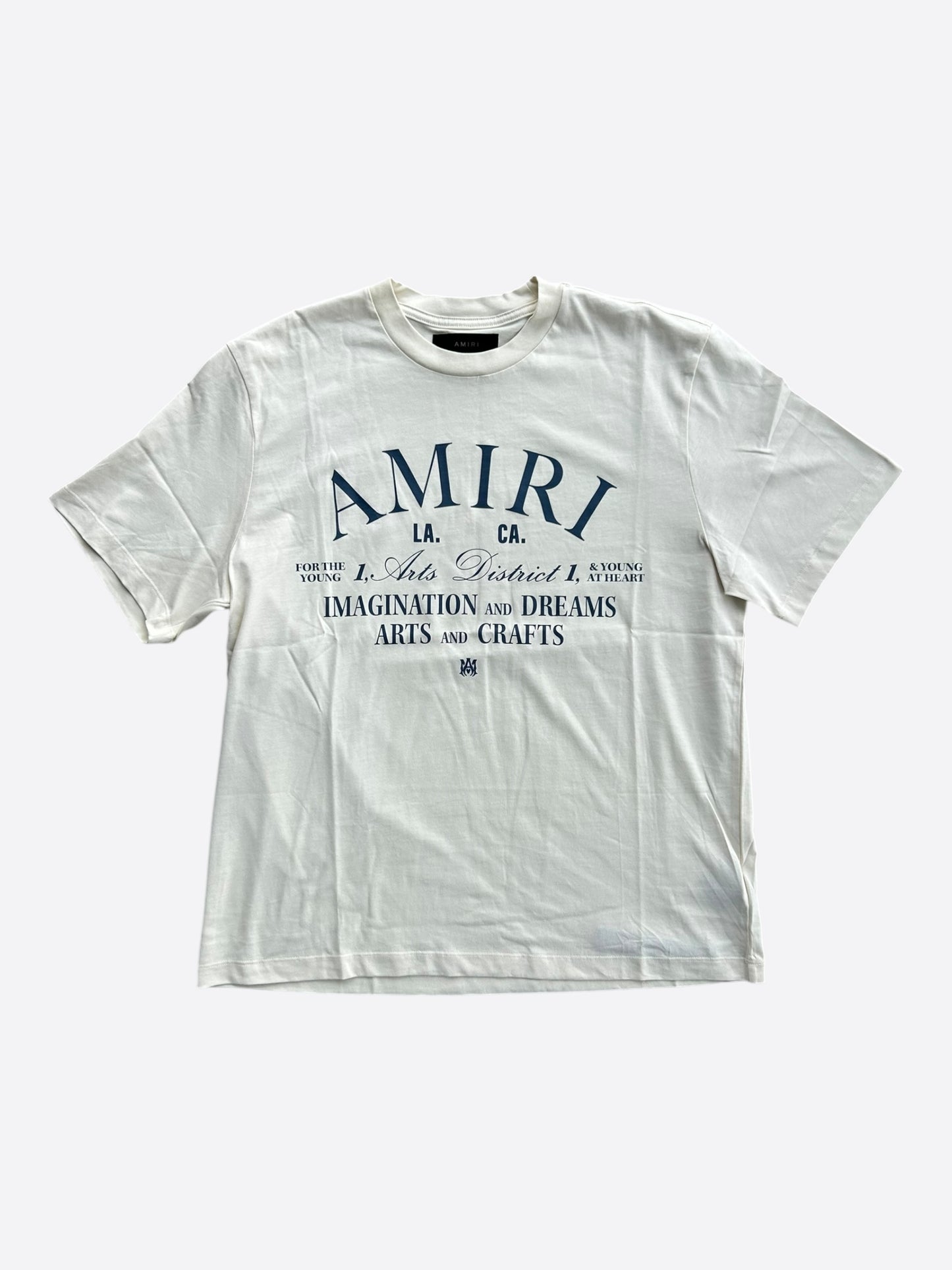 Amiri White & Navy Arts District T-Shirt