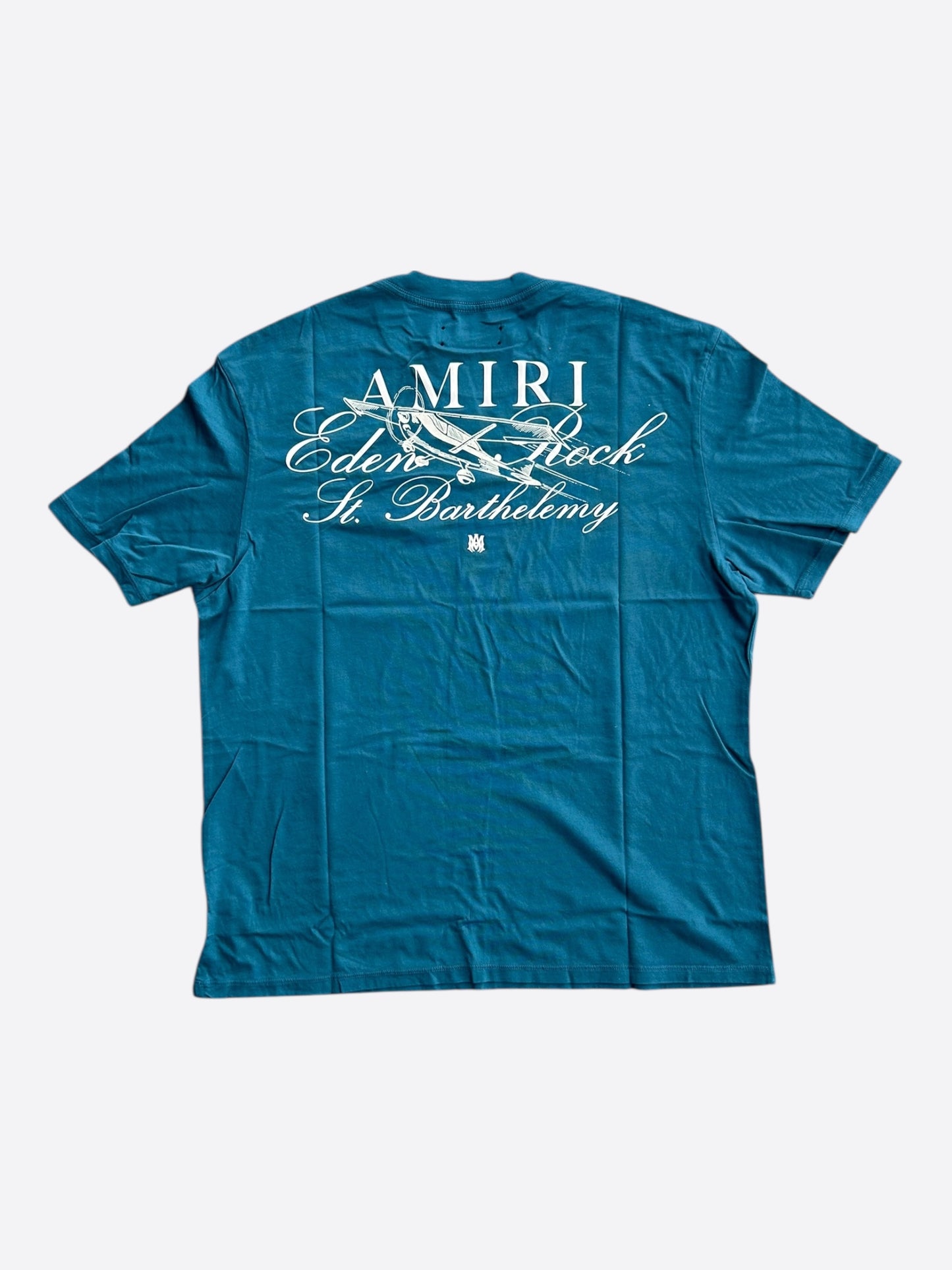 Amiri Eden Rock Blue & White St. Barthelemy T-Shirt