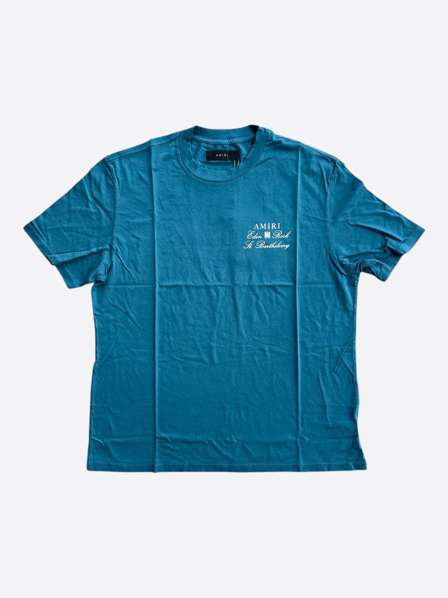 Amiri Eden Rock Blue & White St. Barthelemy T-Shirt