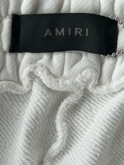 Amiri White & Black Arts Disctrict Logo Shorts