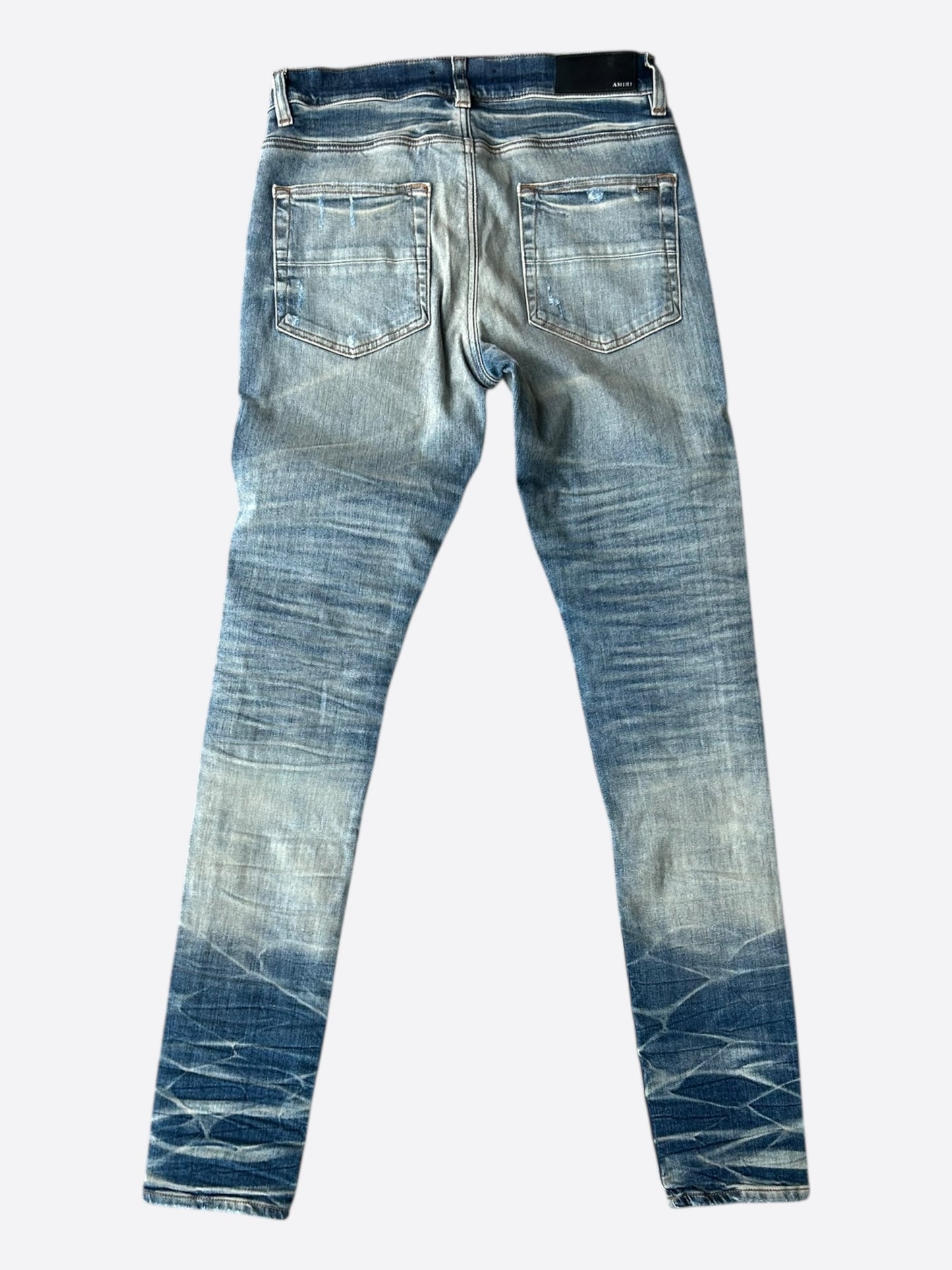 Amiri Vintage Indigo & Red Patch MX1 Jeans