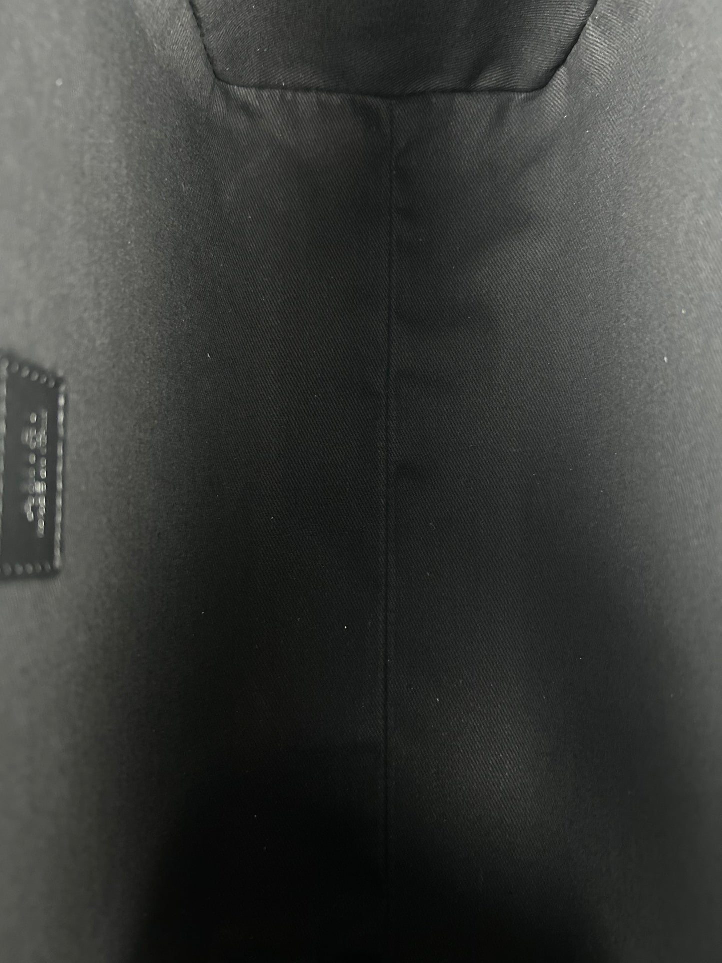 Amiri Black Embossed Logo Leather Dopp Kit