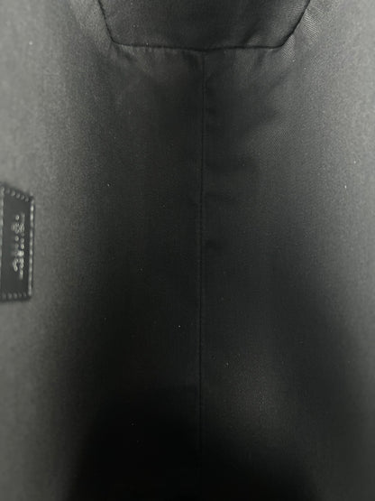 Amiri Black Embossed Logo Leather Dopp Kit