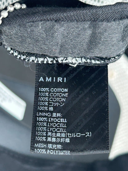 Amiri Light Grey & White Arts District Trucker Hat