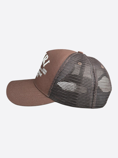Amiri Brown & White Arts District Trucker Hat