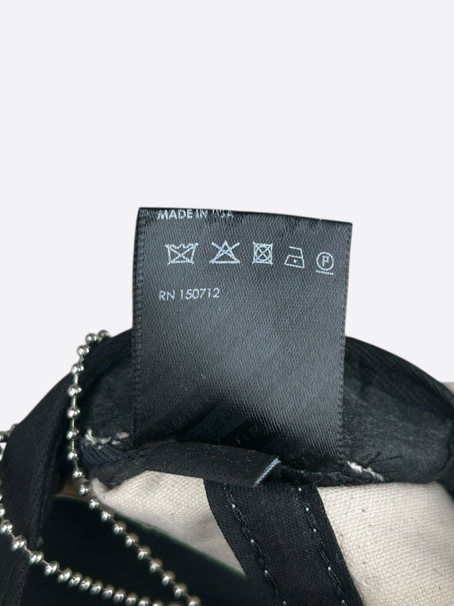 Amiri White & Brown MA Logo Trucker Hat