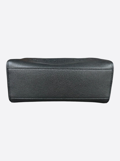 Amiri Black Embossed Logo Leather Dopp Kit