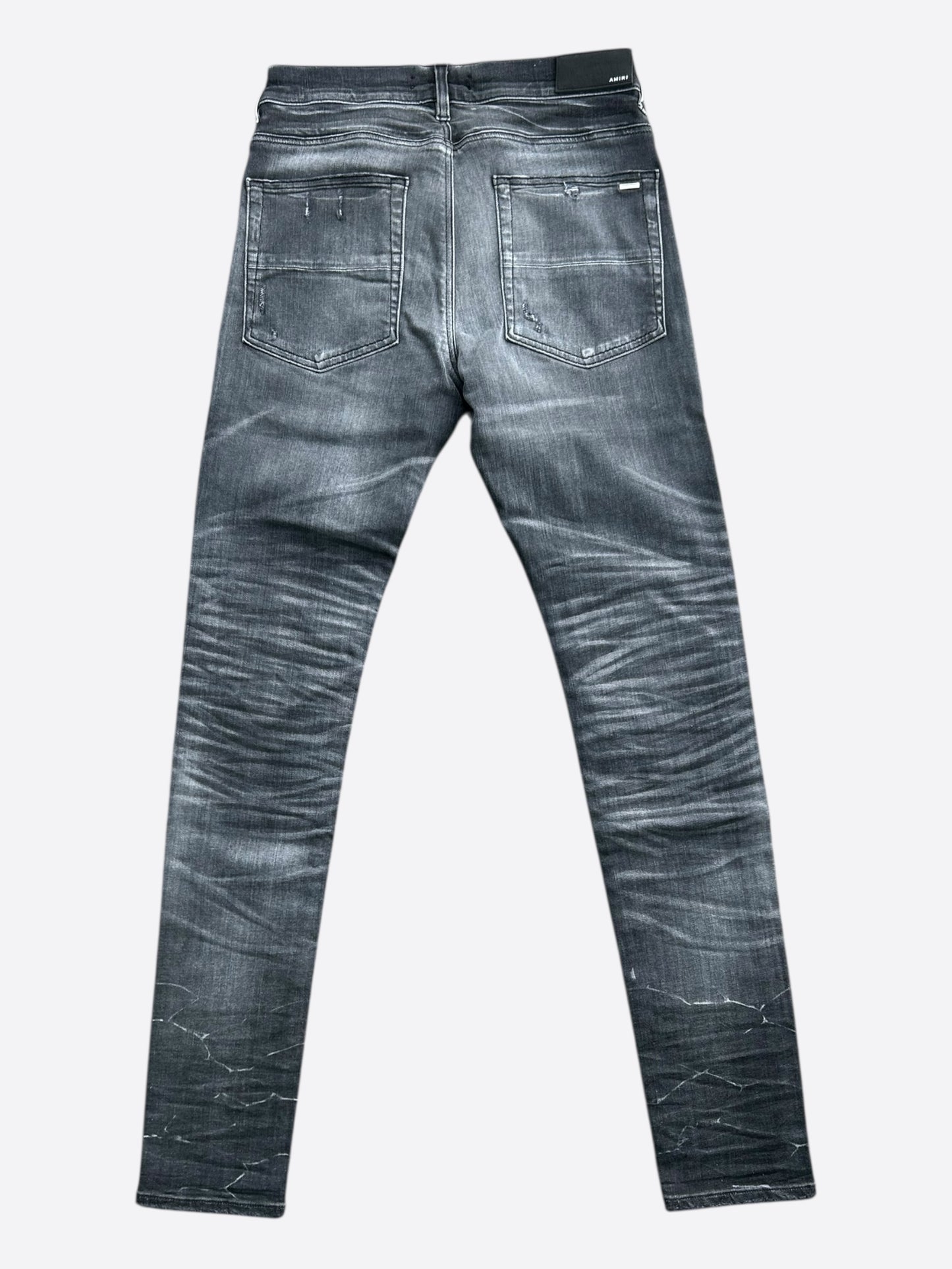 Amiri Storm Grey & Blue Patch MX1 Jeans