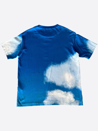 Louis Vuitton Blue & White Cloud Logo T-Shirt