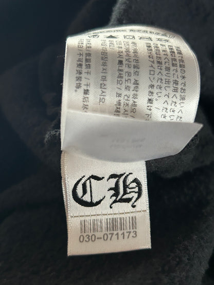 Chrome Hearts Black & White T-Bar Logo Hoodie