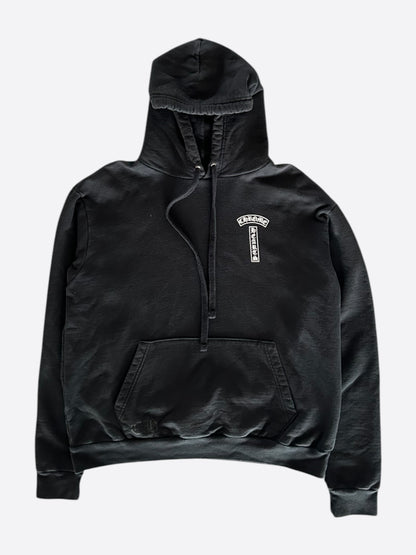 Chrome Hearts Black & White T-Bar Logo Hoodie