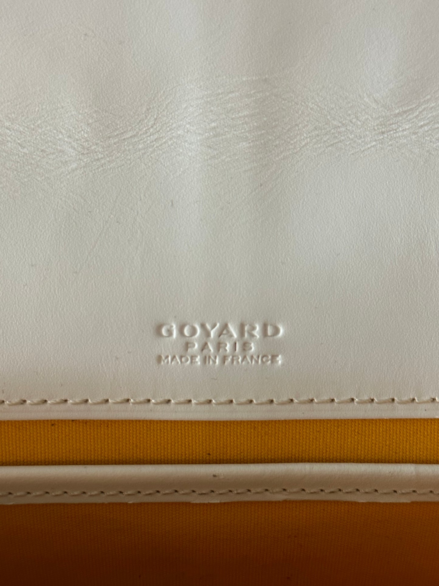 Goyard White Belvedere Messenger Bag