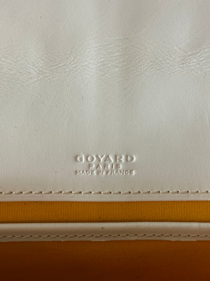 Goyard White Belvedere Messenger Bag