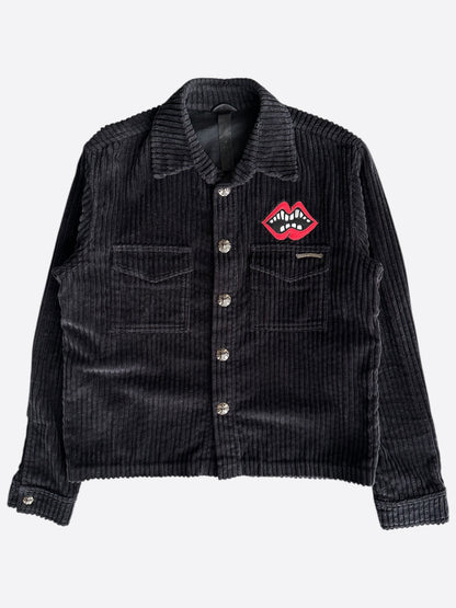 Chrome Hearts Matty Boy Black Chomper Corduroy Jacket