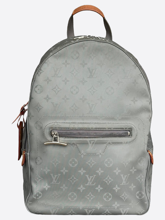 Louis Vuitton Silver Titanium Monogram Backpack