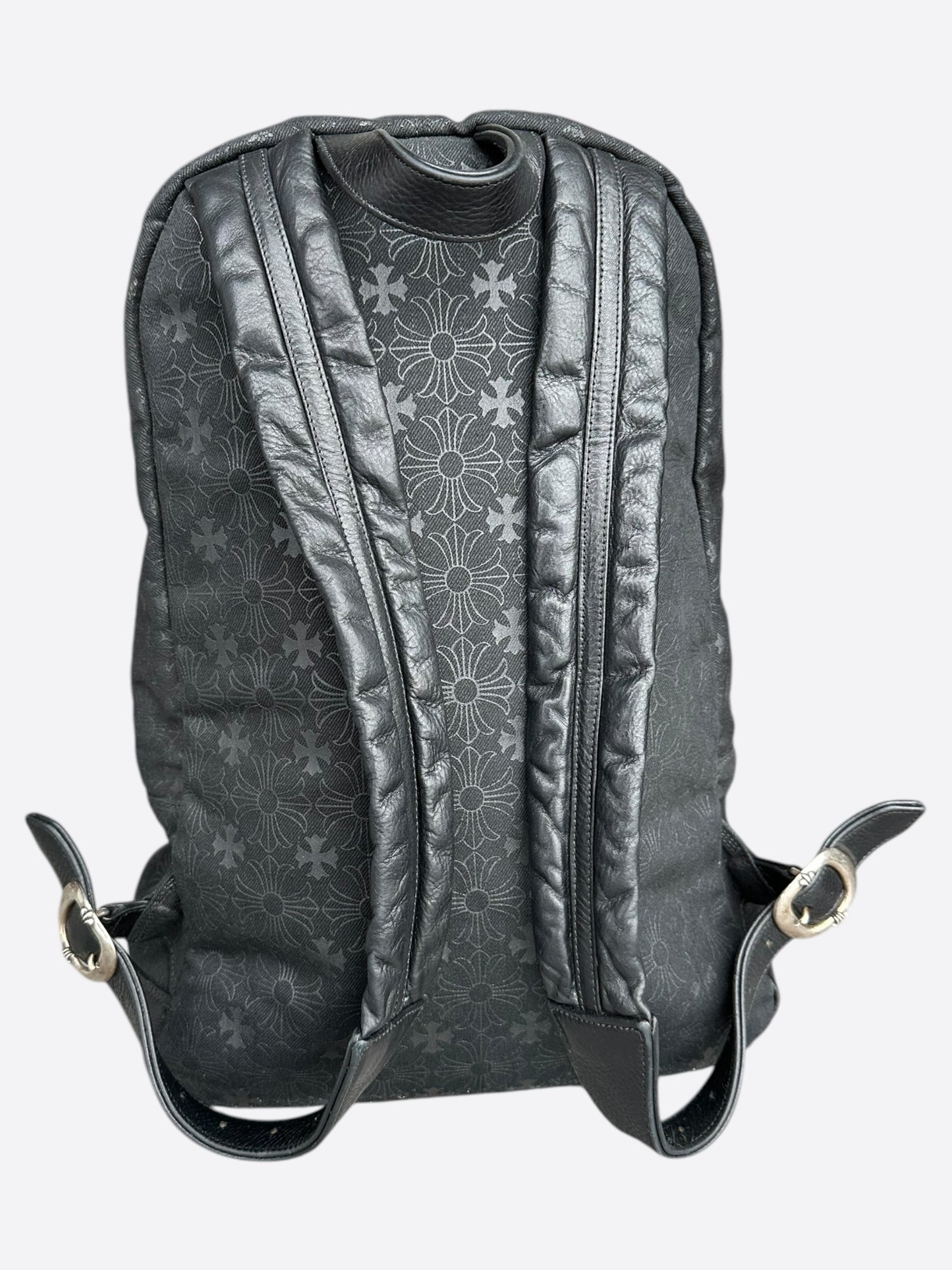 Chrome Hearts Black Cross Jacquard Backpack