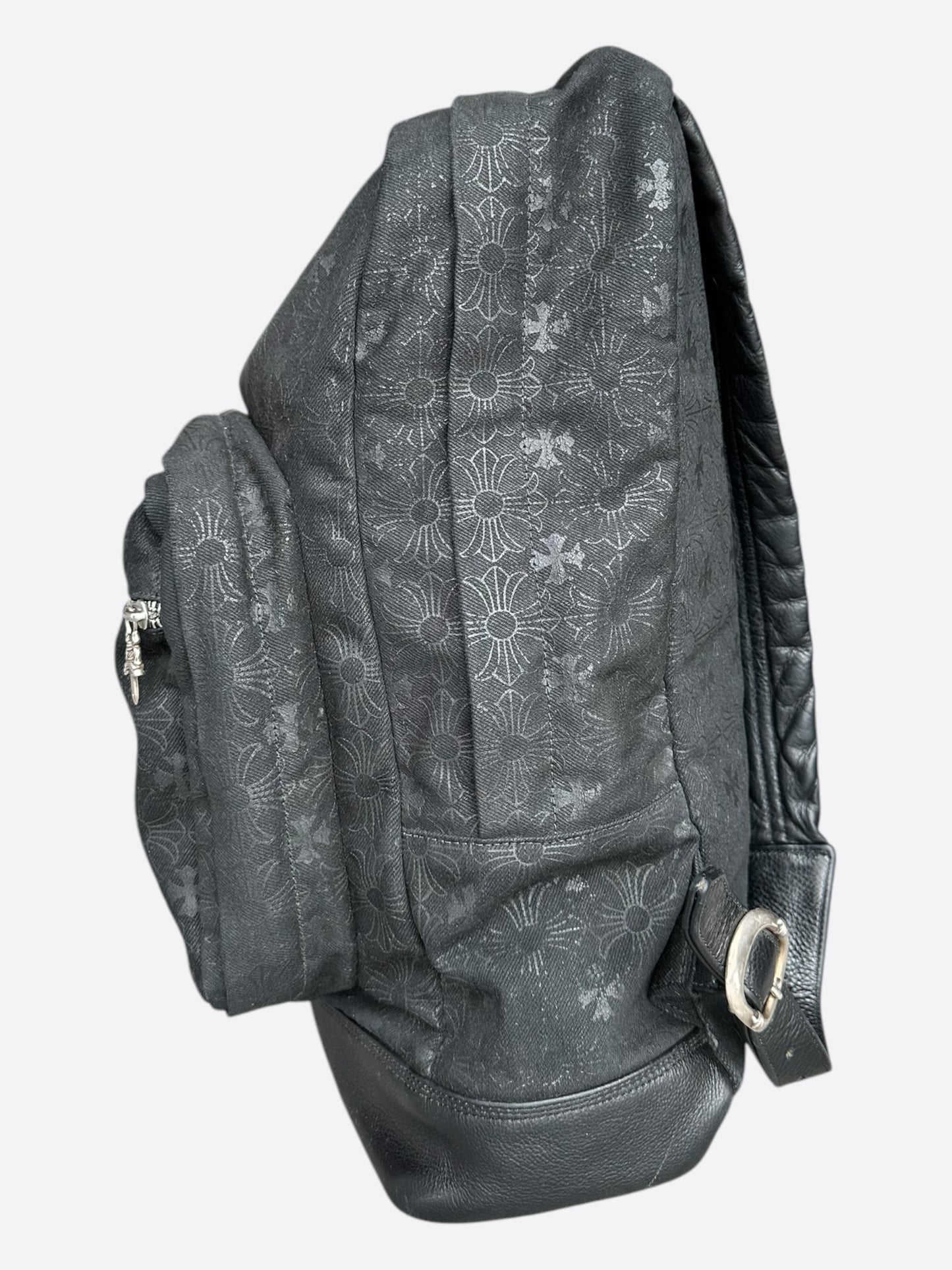 Chrome Hearts Black Cross Jacquard Backpack