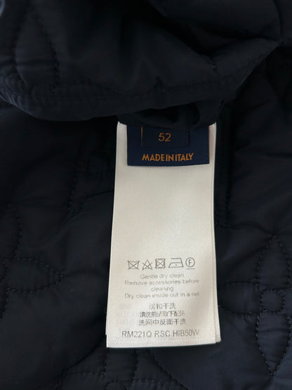 Louis Vuitton Navy Monogram Padded Jacket