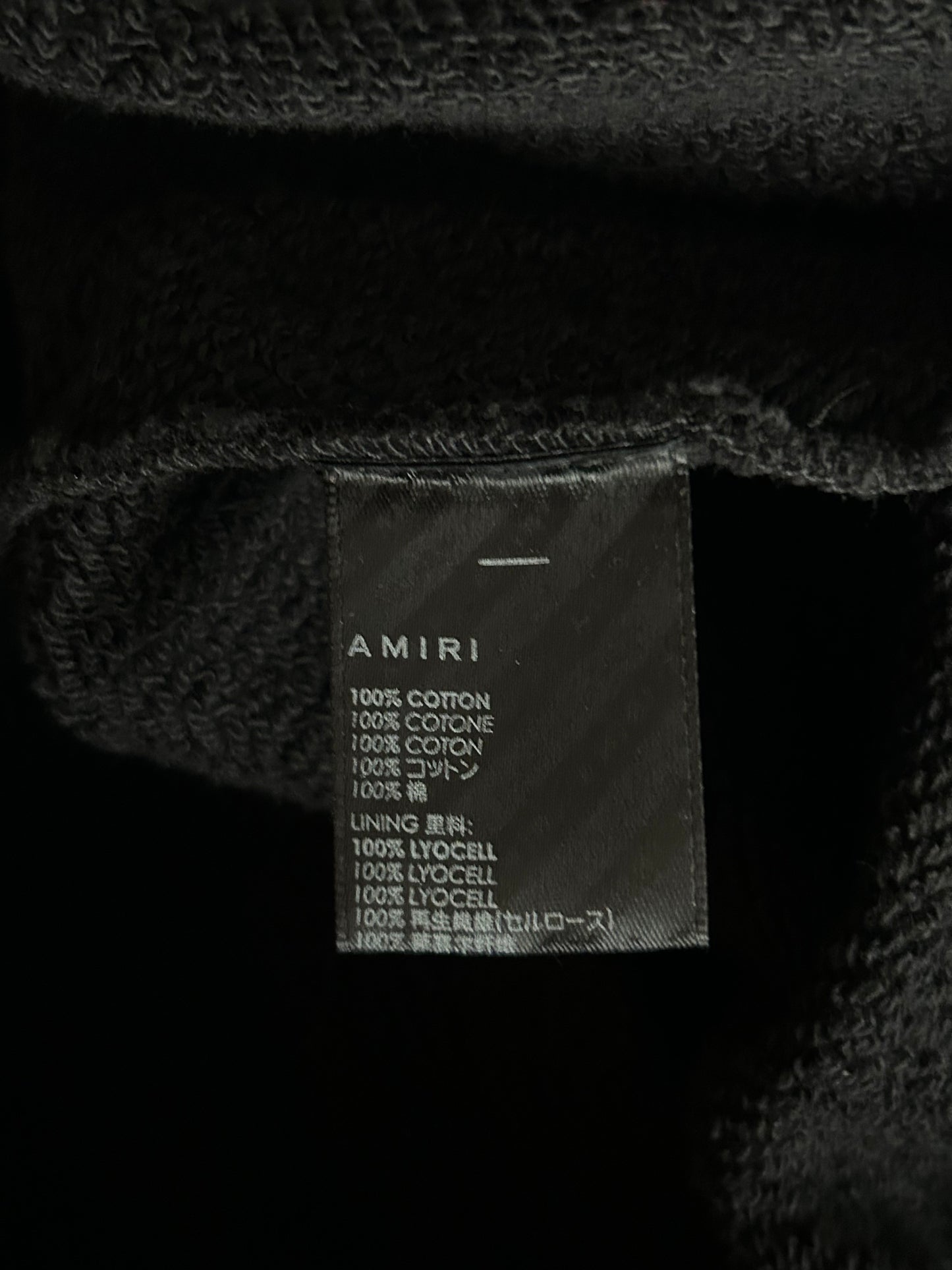 Amiri Eden Rock Black & White St. Barthelemy Hoodie