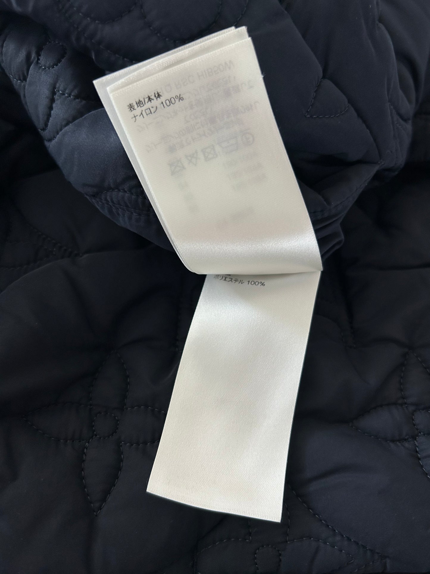 Louis Vuitton Navy Monogram Padded Jacket