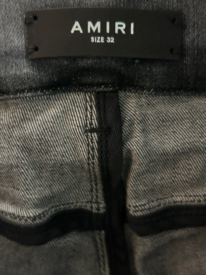 Amiri Storm Grey Stack Jeans