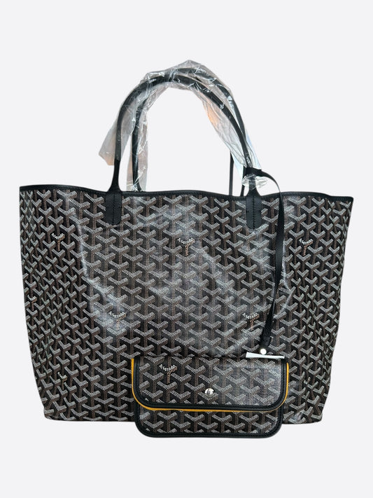 Goyard Black St. Louis Tote Bag GM