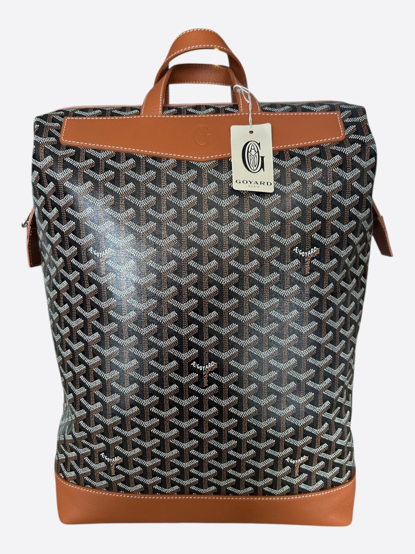 Goyard Black & Brown Cisalpin Backpack