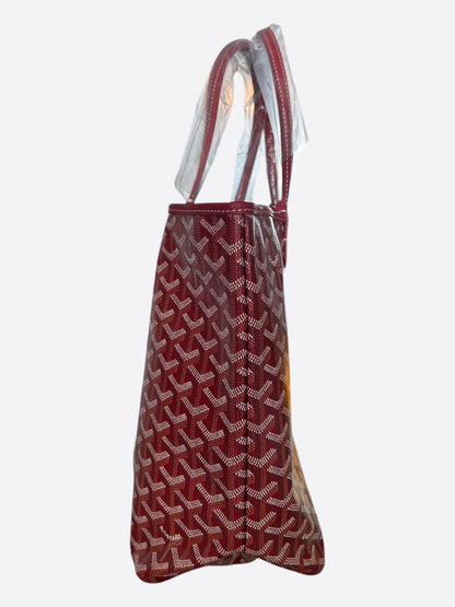 Goyard Red St. Louis Tote Bag