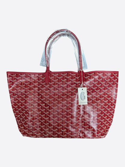 Goyard Red St. Louis Tote Bag